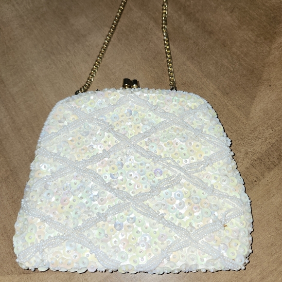 Vintage Handbeaded Evening Bag - Picture 2 of 4